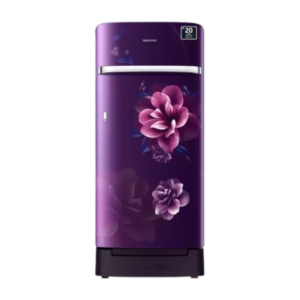 SAMSUNG 189 L Direct Cool Single Door 5 Star Refrigerator with Base Drawer (Camellia Purple, RR21C2H25CR/HL)