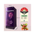 SAMSUNG 189 L Direct Cool Single Door 5 Star Refrigerator with Base Drawer (Camellia Purple, RR21C2H25CR/HL)