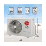 LG Super Convertible 5-in-1 Cooling 1.5 Ton 3 Star Split Dual Inverter HD Filter with Anti-Virus Protection AC